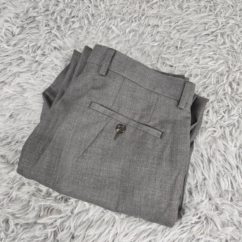 Lauren Ralph Lauren Dress Pants Mens 31x30 Gray‎ Excellent Straight Flat Front